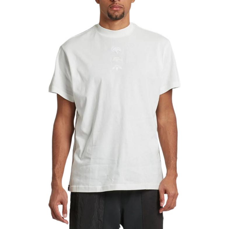 adidas originals x alexander wang Crossover Solid Color Logo Casual Short Sleeve White T-Shirt CD0909