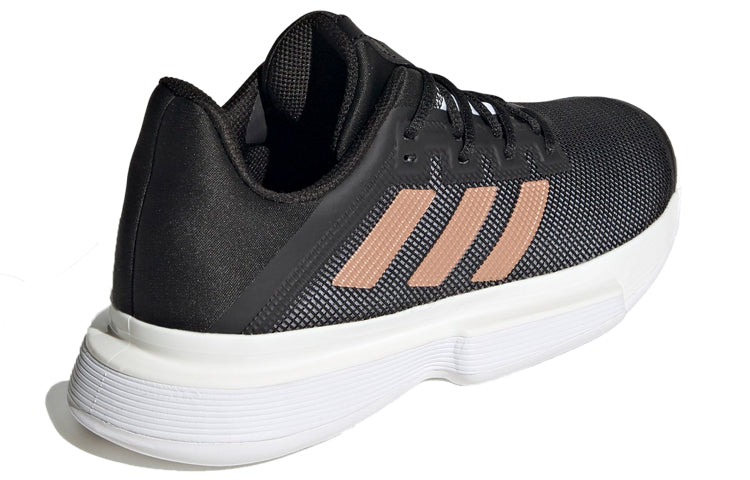 (WMNS) adidas Solematch Bounce Hard Court 'Black White' FU8125