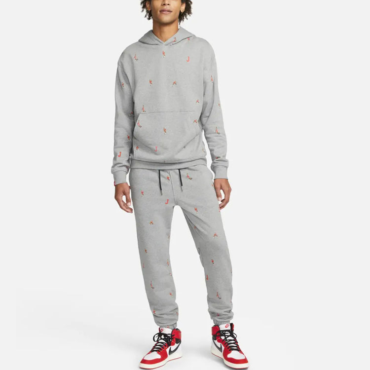 Men's Air Jordan Version Logo Printing Gray DC9707-063