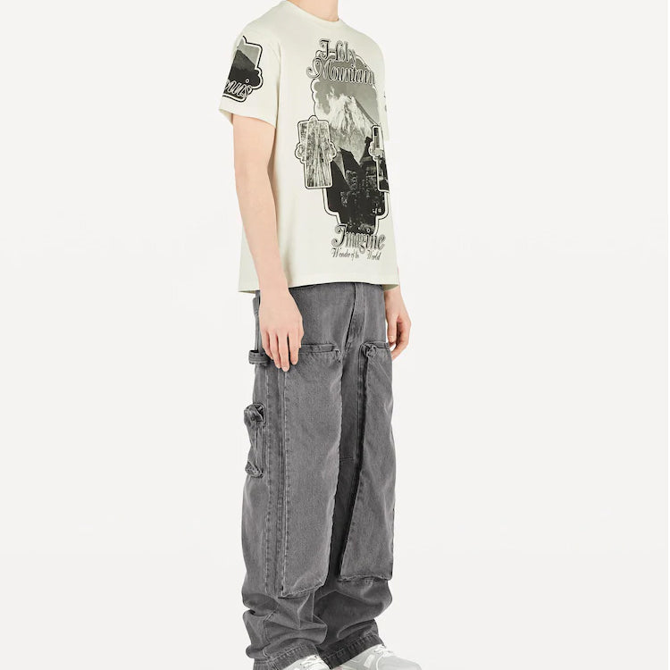 LOUIS VUITTON LV Holy Mountain Personality Print For Men White 1A5DJ