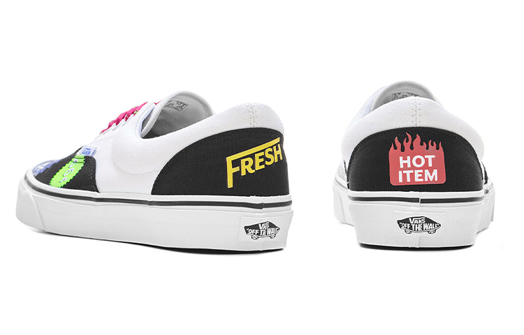 Vans Era Small Series Stylish Casual Skate Shoes Unisex Black White VN0A54F140L