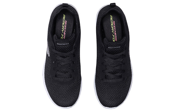 (WMNS) Skechers Low-Top 'Black' 66666177-BKW