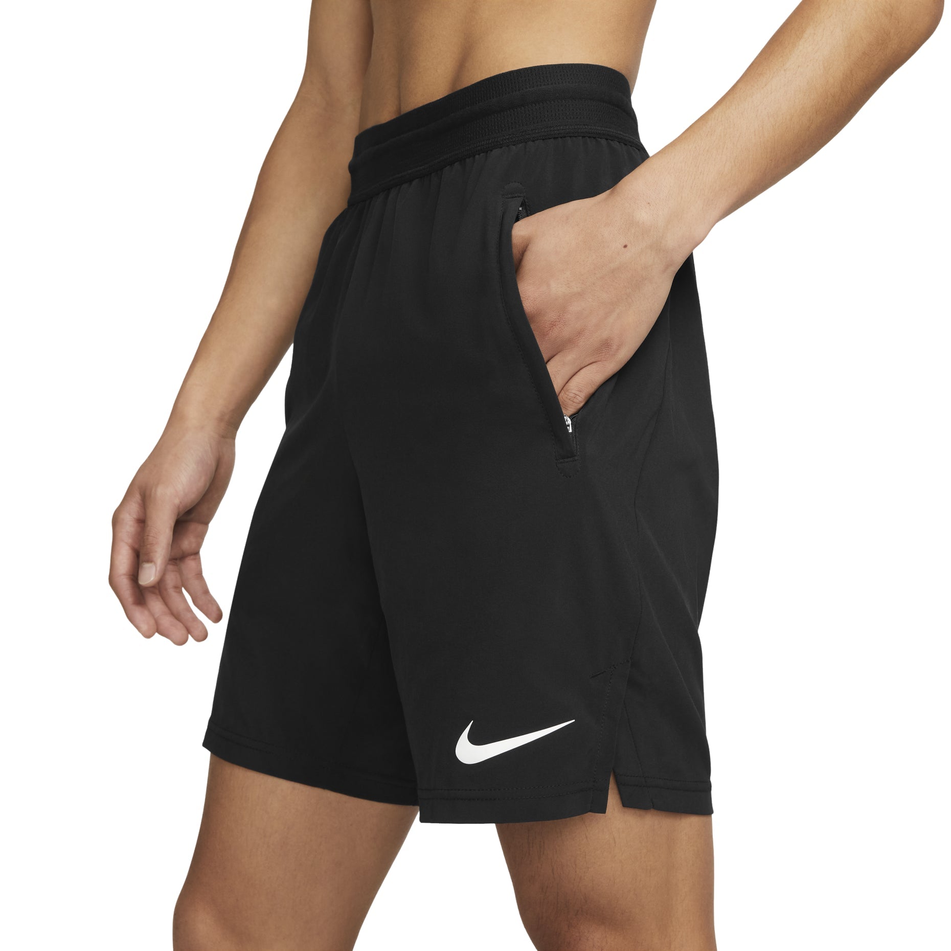 Nike Sports Training Solid Color Shorts Black DM5951-010