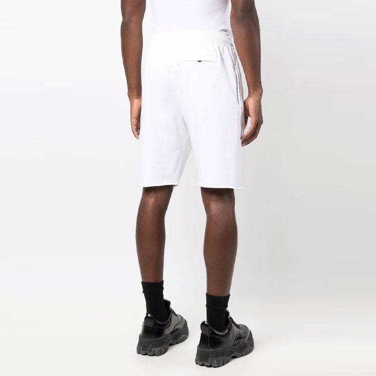 Off-White FW21 Pants Logo Printing Elastic Waistband Sports Shorts Version White OMCI006F21FLE0010110
