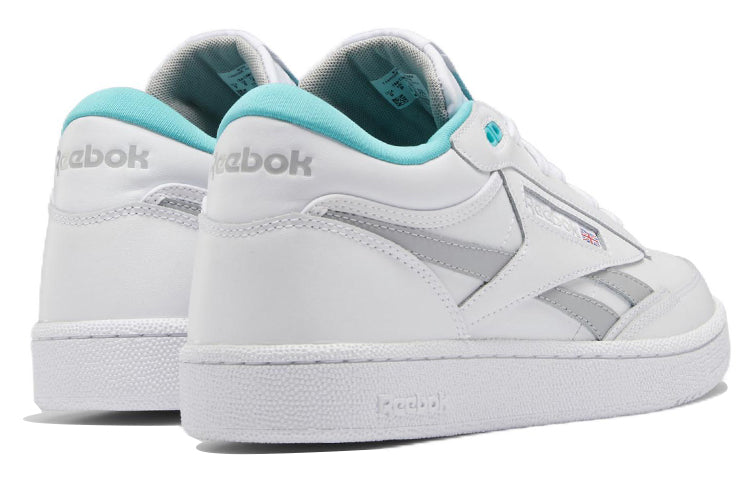 Reebok Club C Mid 2 Revenge Casual Skateboarding Shoes Unisex White Gray GY9692