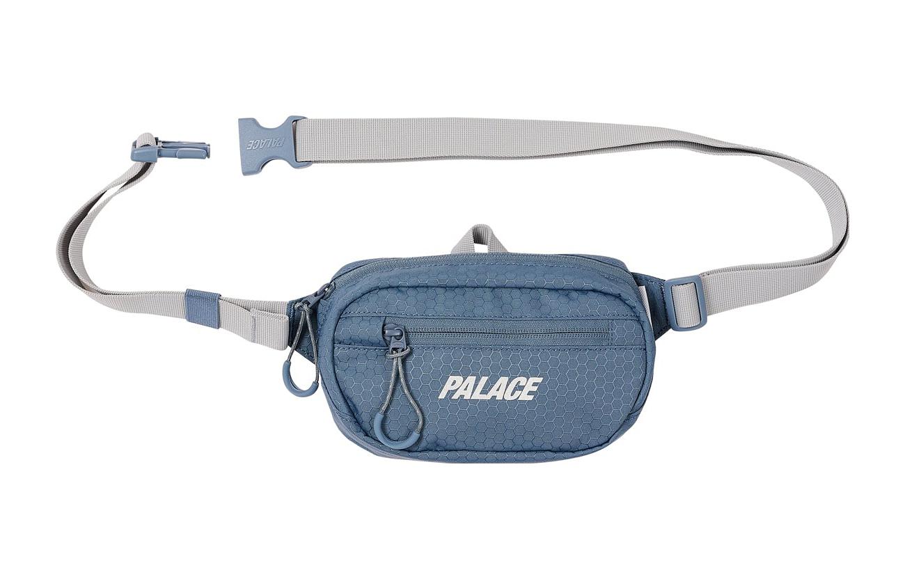 Palace Cordura Eco Hex Ripstop Mini Waist Bag 'Slate Grey' P24BAG003