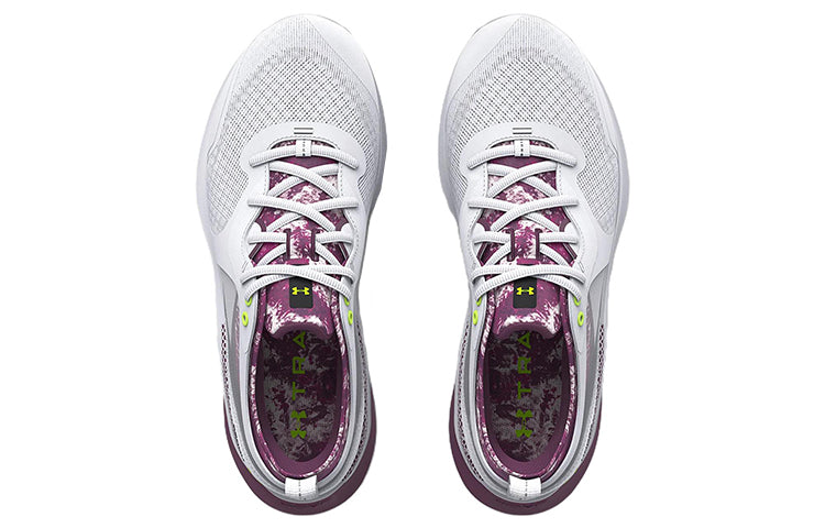 (WMNS) Under Armour HOVR Omnia 'White High-Vis Yellow' 3026006-101
