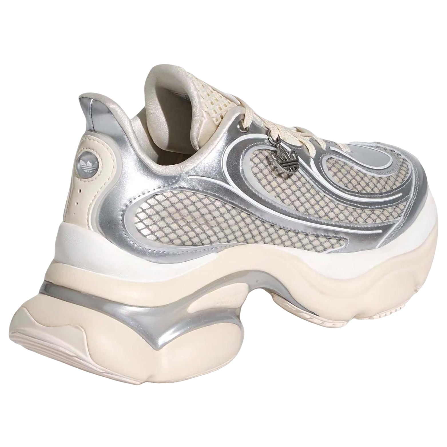 (WMNS) adidas Ozvenuz 'Silver Metallic Cloud White Chalk White' KK4675