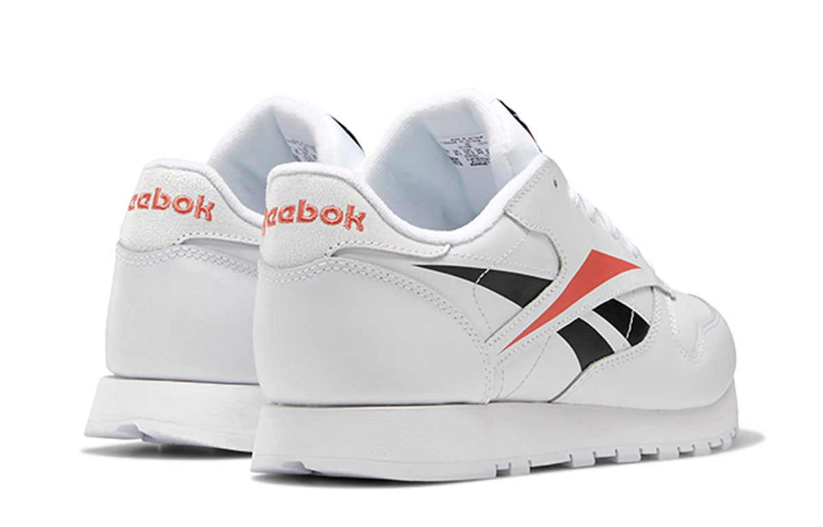 (WMNS) Reebok Classic Leather 'Black White Red' EG1454