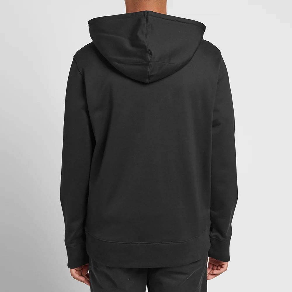 Men's Y-3 logo Hooded Drawstring Black FJ0419