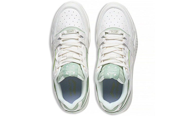 (WMNS) Li-Ning Moon White 'White Green' AGCS252-8