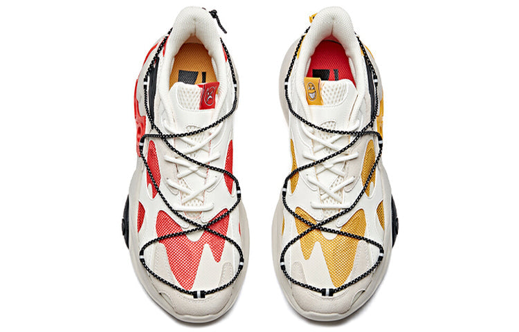 ANTA Split Low 'White Yellow Red' 912028850-5