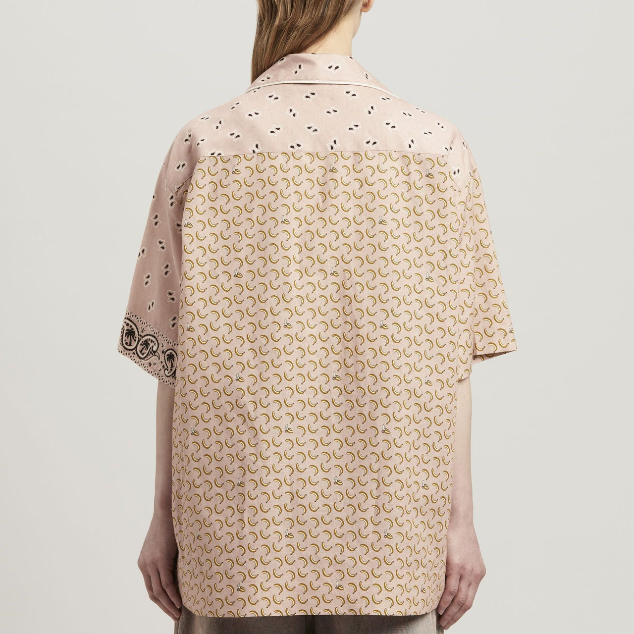 (WMNS) Palm Angels SS24 Paisley Mix Bowling Shirt 'Beige' PWGG005S24FAB0038484