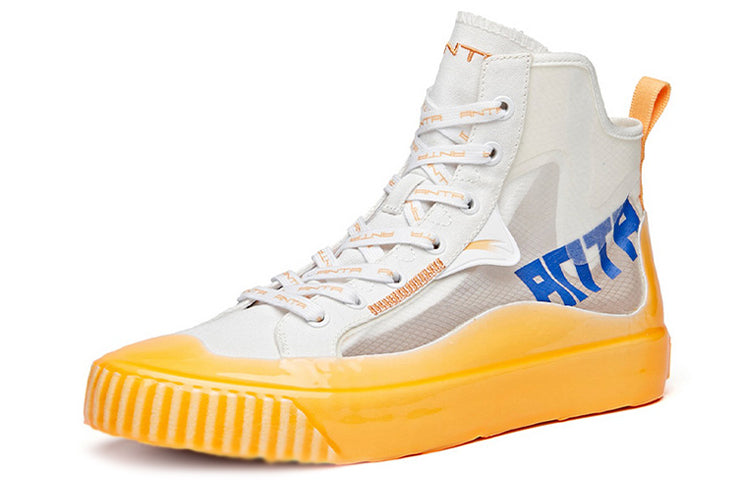 ANTA Canvas High 'White Yellow Blue' 112028656-4
