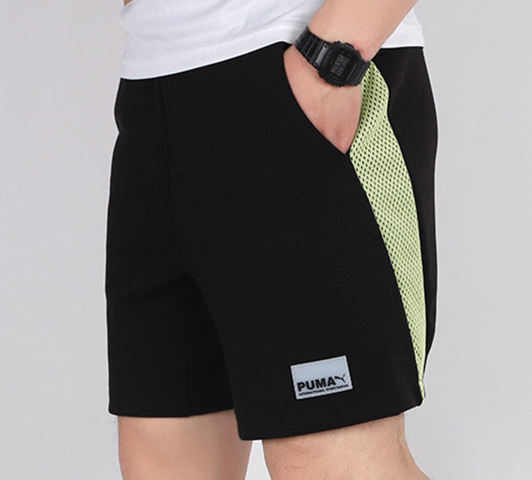 PUMA Avenir Shorts 'Black Green' 598237-56