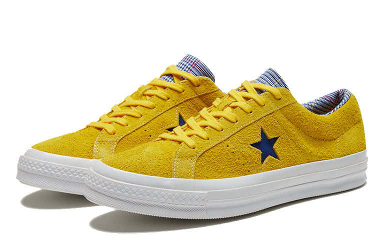 Converse One Star Suede Seasonal Colors Ox 'Amarillo/Rush Blue' 166848C