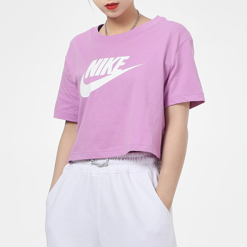 (WMNS) Nike Sportswear Essential Round-neck Purple BV6176-591