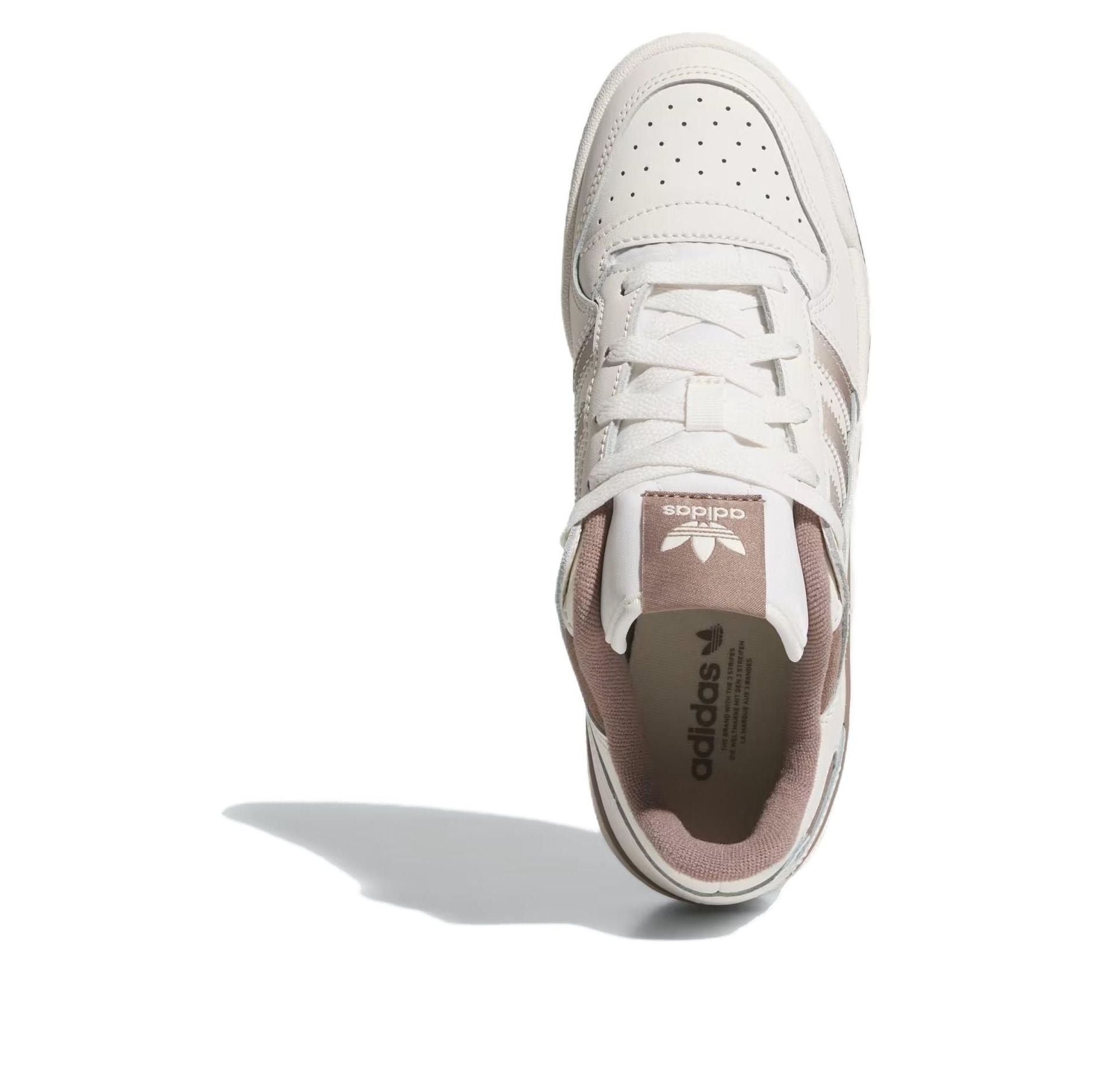 (WMNS) adidas Forum Low CL 'Wonder White Trace Brown' JI3257