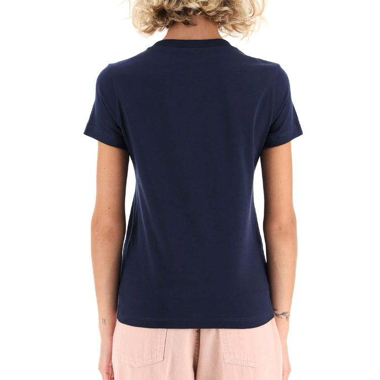KENZO Small Tiger Head Embroidered Round Neck Short Sleeve Navy Blue FA62TS8434SJ-76