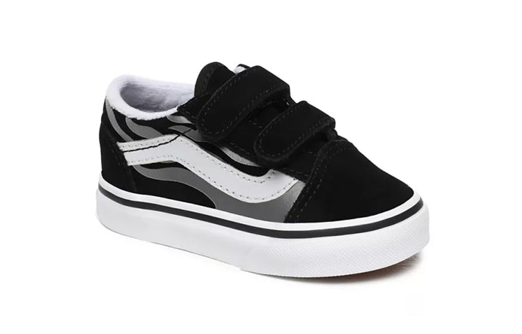 Vans Suede Flame Old Skool V 'Black Grey' VN0A38JNWKJ