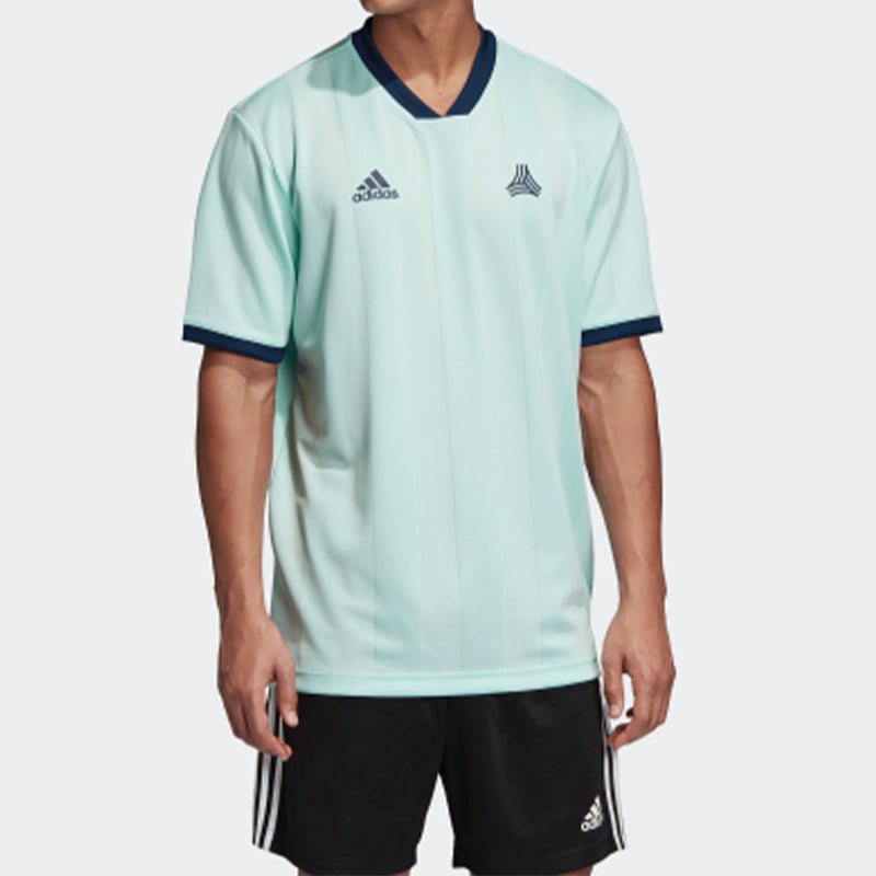 adidas Soccer/Football Sports Round Neck Short Sleeve Jersey Mint Green DP2703