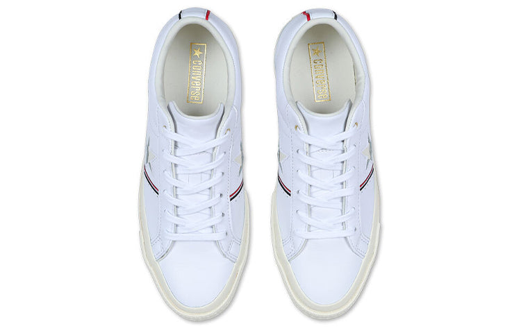 Converse One Star Piping Low Top In White/Enamel Red/Egret 159694C