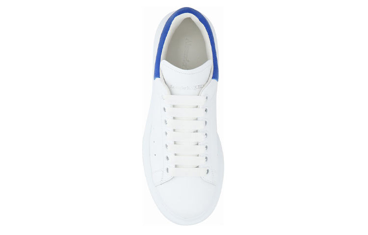 (WMNS) Alexander McQueen Oversized Sneaker 'White Electric Blue' 553770WHGP79255
