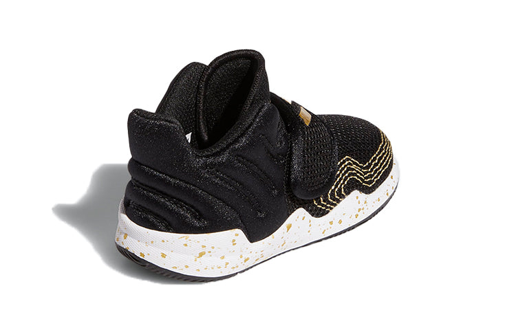 (TD) adidas Deep Threat I 'Black Gold Metallic Splatter' FX7228