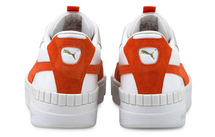(WMNS) PUMA Cali Sport Mix Sneakers White/Red 371202-13