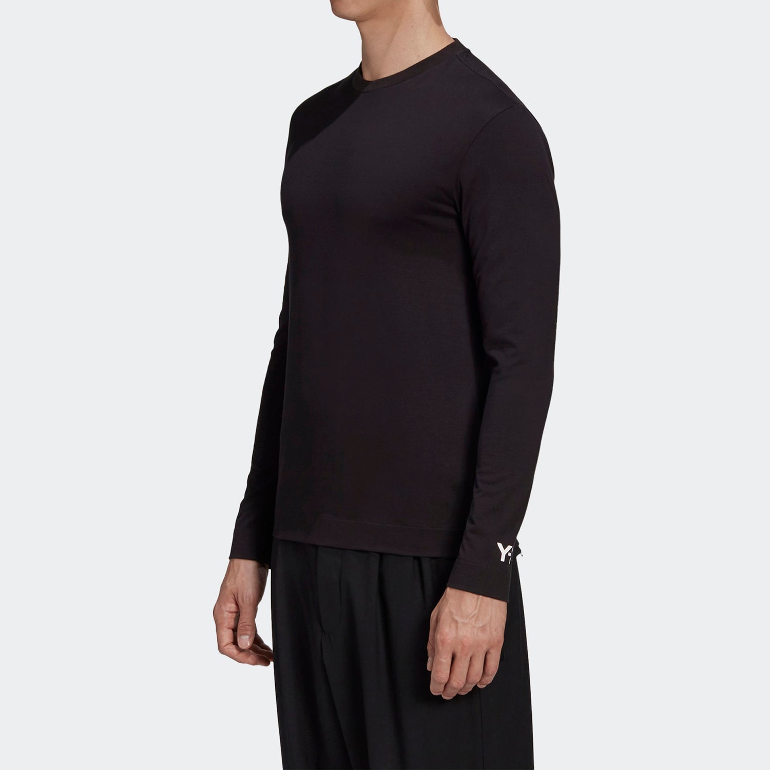 Men's Y-3 CH2 Back Alphabet Long Sleeves Black GK4369