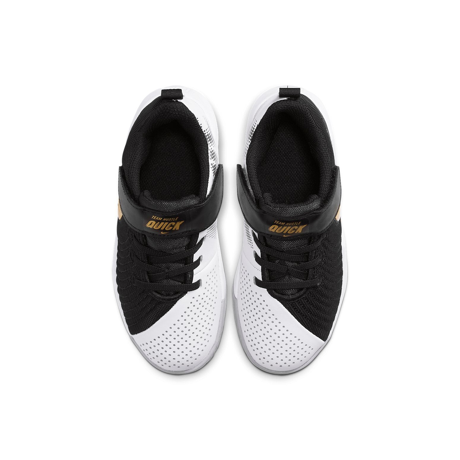 (PS) Nike Team Hustle Quick 2 Low 'Black Gold' AT5299-010