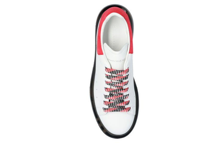 (WMNS) Alexander McQueen Oversized Transparent 'White Red' 611698WHXMA9629