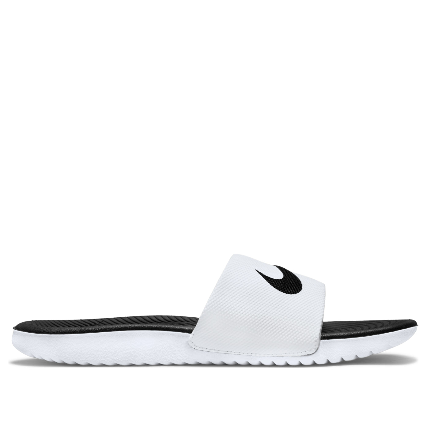 (GS) Nike Kawa Slide 'White Black' 819352-100