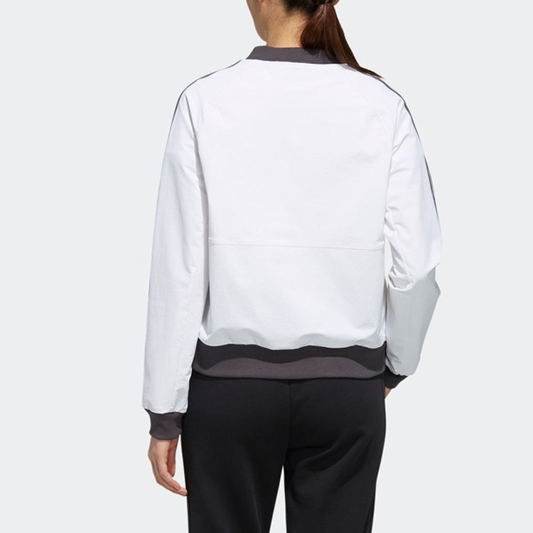 (WMNS) adidas Stand Collar Sports Jacket White FK3509