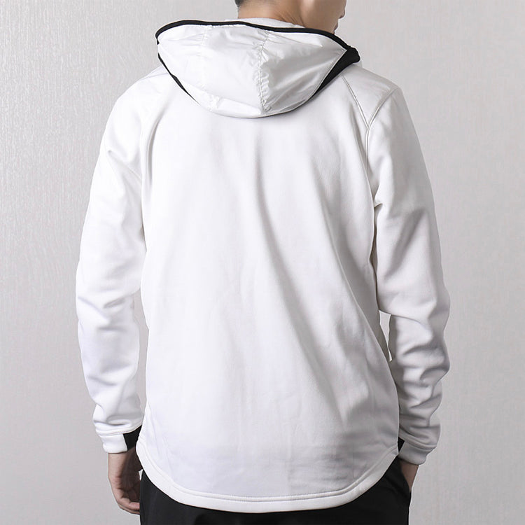 Nike Therma Casual Sports Zipper Hooded Jacket White 926466-100