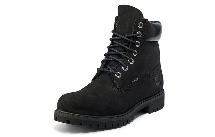 Timberland Premium 6 Inch Waterproof Wide-Fit Boot 'Black Nubuck' A2HMVW