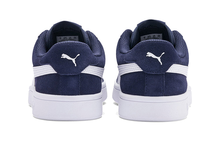 PUMA Smash V2 Suede Jr Blue/White 365176-02