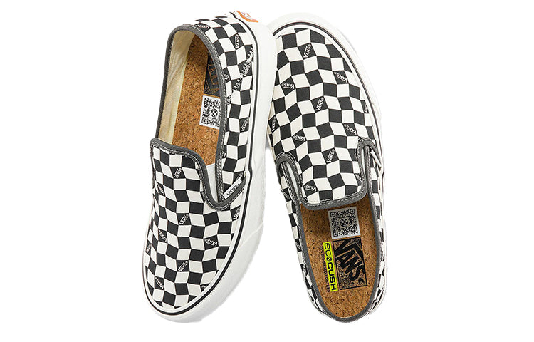 Vans Slip-On Vr3 Sf Low Tops Casual Skateboarding Shoes Unisex Black White  VN0A4BX81KP