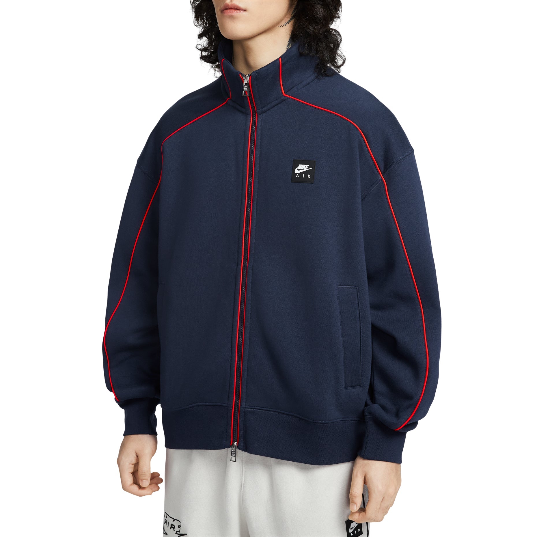 Nike Air Fleece Track Jacket 'Obsidian' IF1263-451