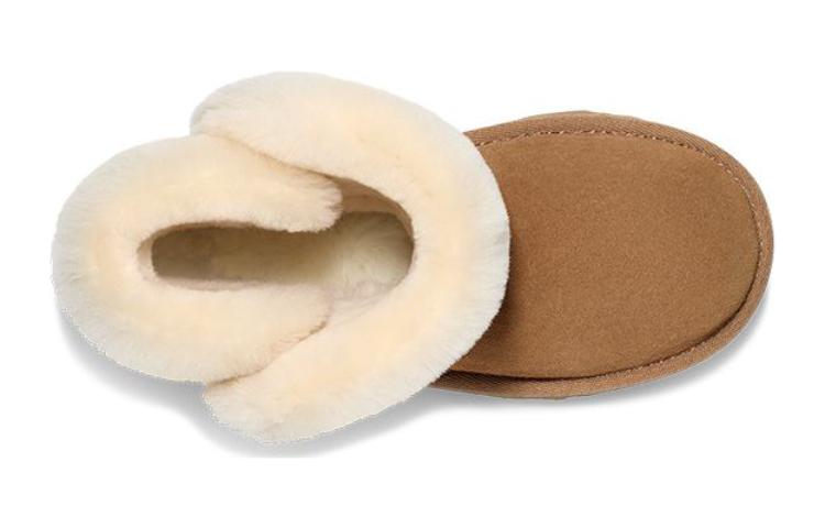(PS) UGG Classic Low Fur 'Chestnut' 1153637K-CHE