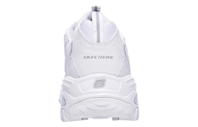 Skechers D'Lites 1.0 Low-Top Running Shoes White 52676-WHT