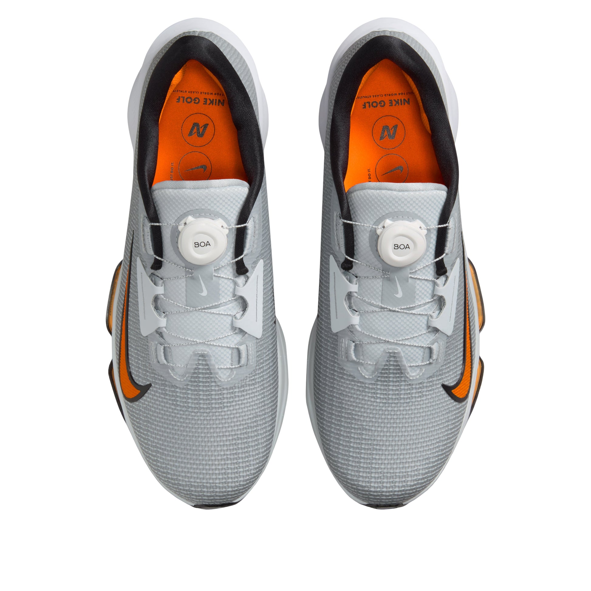 Nike Infinity Tour BOA 2 Wide 'Pure Platinum White Safety Orange' HQ2160-001