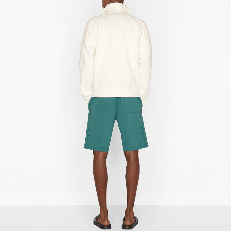 Men's DIOR FW21 Knit Sports Jacket White 193J430A0631-C021