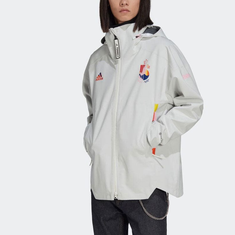 adidas Belgium MYSHELTER Jacket 'Cloud White Pink' HE1438