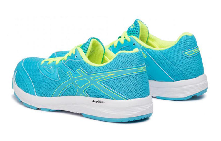 (GS) ASICS Amplica 'Blue Yellow' C808N-401