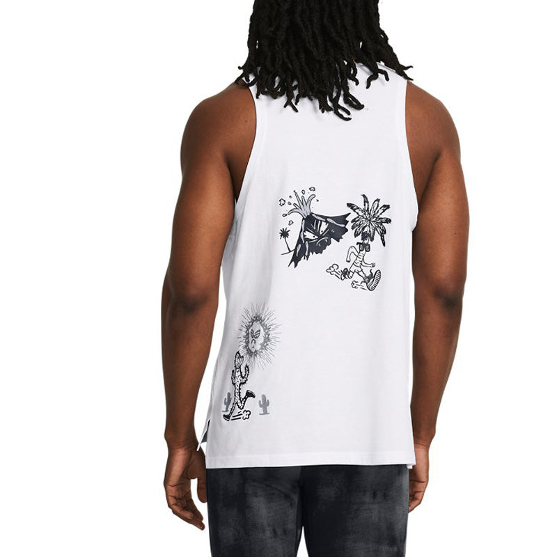 Under Armour We Run Singlet 'White' 1383413-100