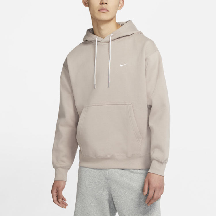 Men's Nike Logo Embroidered Solid Color Fleece Lined Yellow DA0316-245