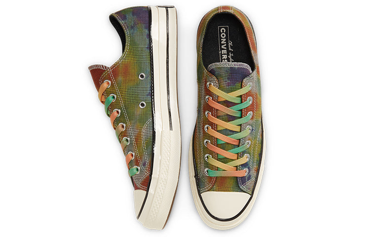 Converse Chuck 70 Low 'Glen Plaid Tie Dye' 168879C