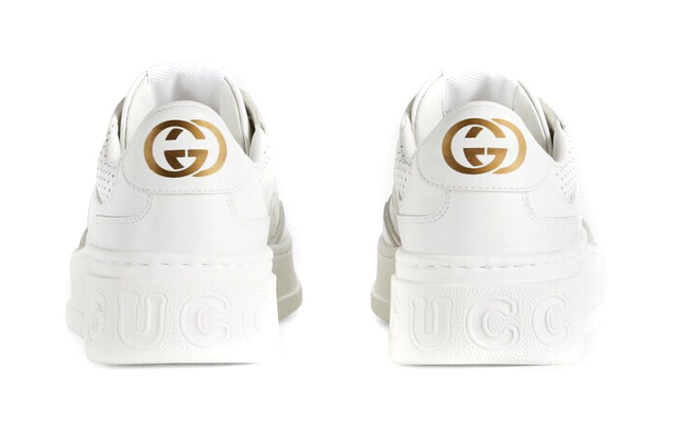 (WMNS) Gucci GG Embossed Sneaker 'White' 670408-1XL10-9014