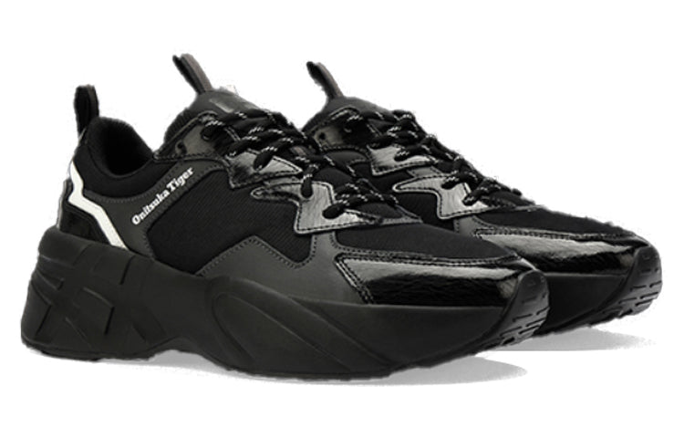 Onitsuka Tiger Pleaker Shoes 'Black White' 1183B900-001
